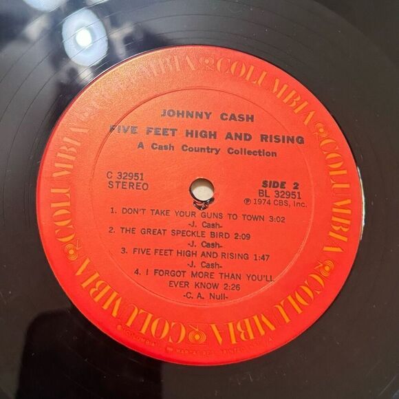 Columbia House Johnny Cash "Five Feet High And Rising - Radio station Promo 1974 - Picture 9 of 11